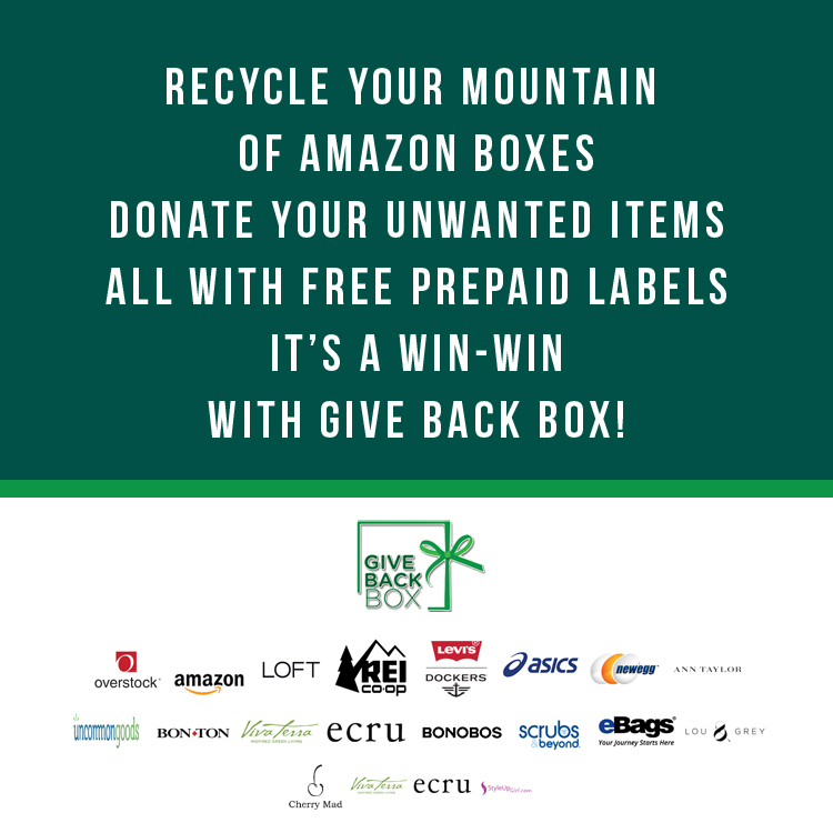 Donate Your Unwanted Items for Free Using Boxes from your Online Orders